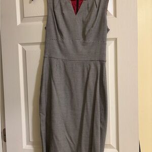 White House Black Market Houndstooth Midi Dress